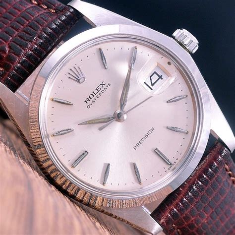 rolex 6694 usato datario rosso|Uomo Rolex Oysterdate Precision Ref 6694 Carica manuale 1960 .